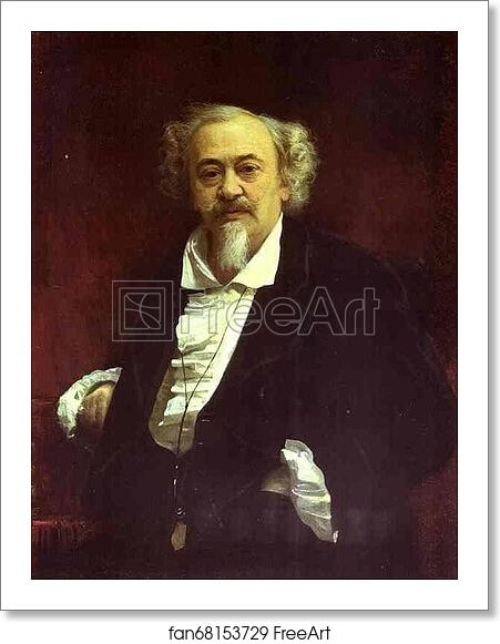 Free art print of Portrait of the Actor Vasily Samoilov by Ivan Kramskoy Free art print of Portrait of the Actor Vasily Samoilov by Ivan Kramskoy