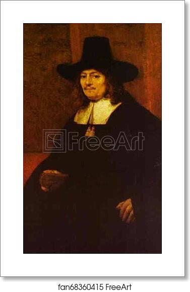 Free art print of Portrait of a Man in a Tall Hat by Rembrandt Harmenszoon Van Rijn Free art print of Portrait of a Man in a Tall Hat by Rembrandt Harmenszoon Van Rijn