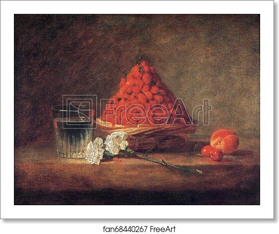Free art print of Basket of Wild Strawberries by Jean-Baptiste-Simeon Chardin Free art print of Basket of Wild Strawberries by Jean-Baptiste-Simeon Chardin
