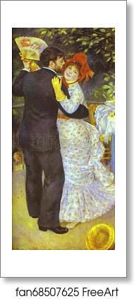 Free art print of Country Dance (Aline Charigot and Paul Lhote) by Pierre-Auguste Renoir