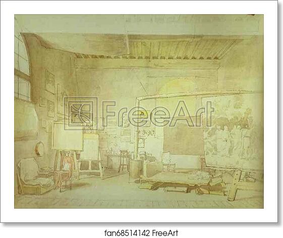 Free art print of Artist's Workshop in Rome by Alexander Ivanov Free art print of Artist's Workshop in Rome by Alexander Ivanov