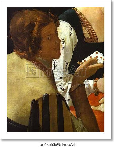 Free art print of The Card-Sharp with the Ace of Diamonds. Detail by Georges De La Tour Free art print of The Card-Sharp with the Ace of Diamonds. Detail by Georges De La Tour