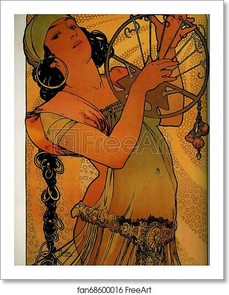 Free art print of L'Estampe Moderne Salomé by Alphonse Mucha