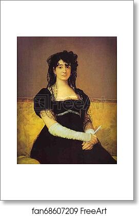 Free art print of Portrait of Antonia Zárate by Francisco De Goya Y Lucientes Free art print of Portrait of Antonia Zárate by Francisco De Goya Y Lucientes