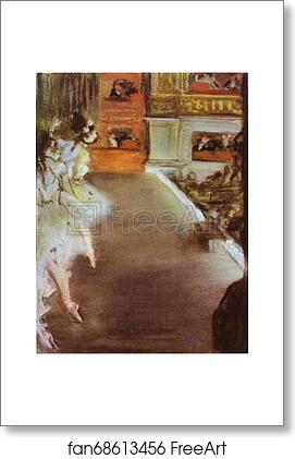 Free art print of Dancers in the Old Opera House by Edgar Degas
