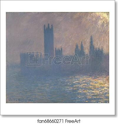 Free art print of Houses of Parliament, Sunlight Effect (Le Parlement, effet de soleil) by Claude Monet Free art print of Houses of Parliament, Sunlight Effect (Le Parlement, effet de soleil) by Claude Monet