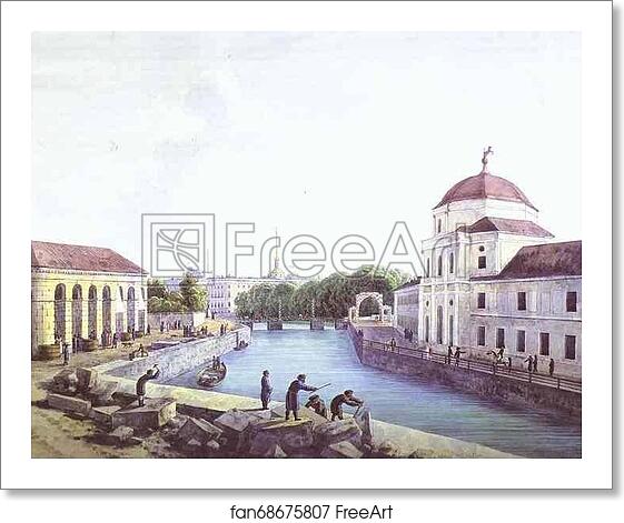 Free art print of View of the Moika by the Building of the Stables Department in St. Petersburg by Andrey Martynov Free art print of View of the Moika by the Building of the Stables Department in St. Petersburg by Andrey Martynov