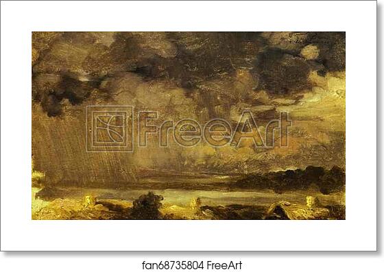 Free art print of Clouds. The Village of Krestinskoye by Feodor Vasilyev Free art print of Clouds. The Village of Krestinskoye by Feodor Vasilyev
