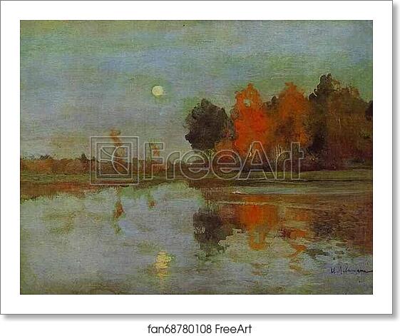 Free art print of The Twilight. The Moon by Isaac Levitan Free art print of The Twilight. The Moon by Isaac Levitan