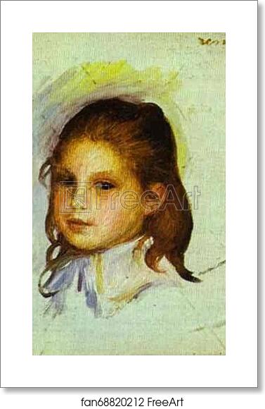 Free art print of Girl with Brown Hair by Pierre-Auguste Renoir Free art print of Girl with Brown Hair by Pierre-Auguste Renoir