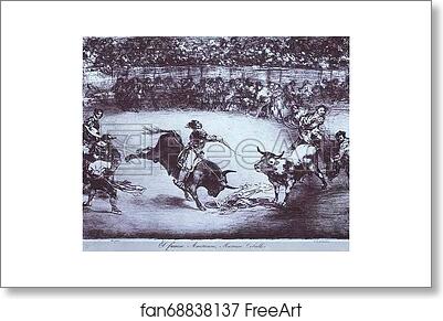 Free art print of El famoso Americano, Mariano Ceballos (The Famous American, Mariano Ceballos) by Francisco De Goya Y Lucientes