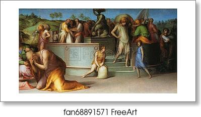 Free art print of Joseph Revealing Himself to His Brothers. Detail by Jacopo Carrucci, Known As Pontormo