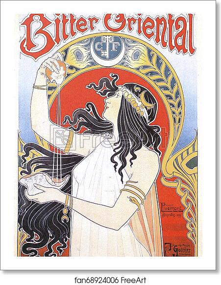 Free art print of Bitter Oriental by Henri Privat-Livemont Free art print of Bitter Oriental by Henri Privat-Livemont