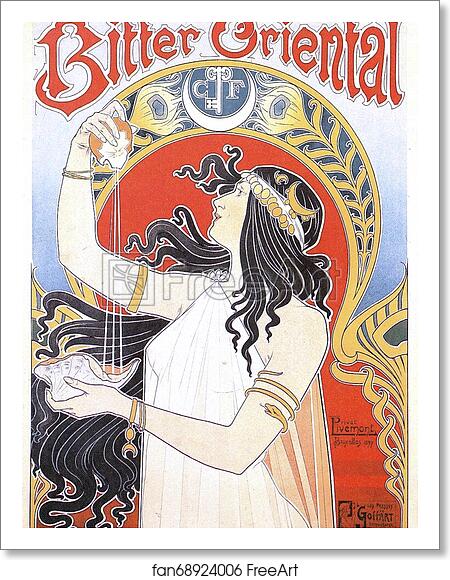 Free art print of Bitter Oriental by Henri Privat-Livemont Free art print of Bitter Oriental by Henri Privat-Livemont