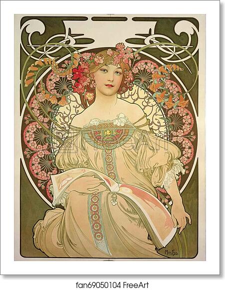 Free art print of Daydream by Alphonse Mucha | FreeArt | fan69050104