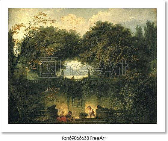 Free art print of The Gardens of the Villa d 'Este at Tivoli ("The Little Park") by Jean-Honoré Fragonard Free art print of The Gardens of the Villa d 'Este at Tivoli ("The Little Park") by Jean-Honoré Fragonard