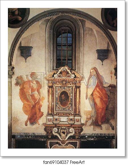 Free art print of Annunciation by Jacopo Carrucci, Known As Pontormo Free art print of Annunciation by Jacopo Carrucci, Known As Pontormo
