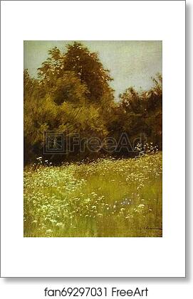 Free art print of Meadow on the Edge of a Forest by Isaac Levitan