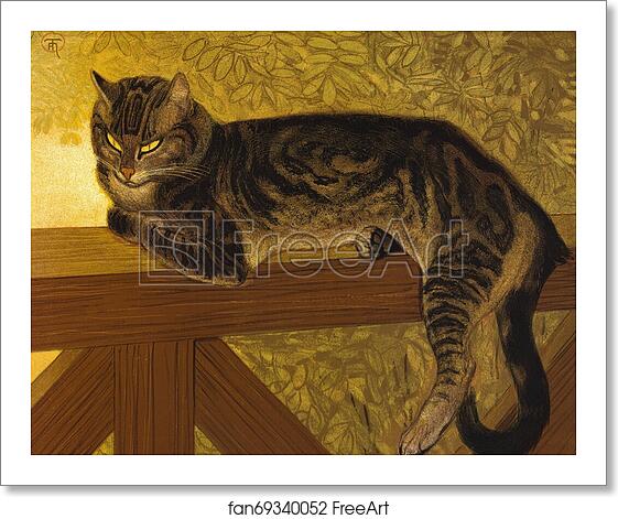 Free art print of Summer: Cat on a Balustrade by Théophile Steinlen Free art print of Summer: Cat on a Balustrade by Théophile Steinlen