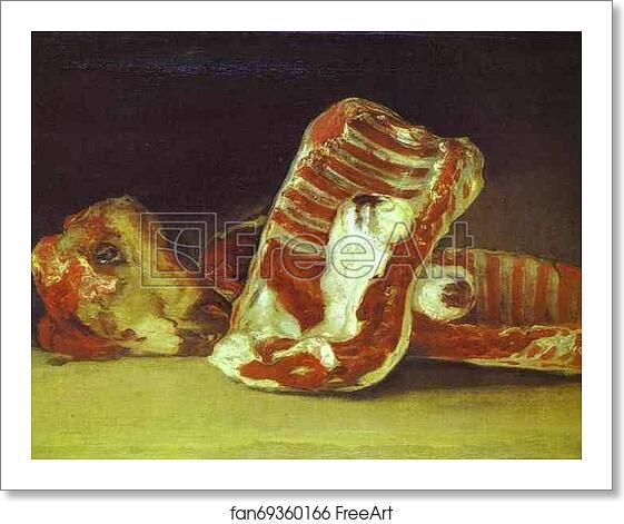 Free art print of Head and Quarters of a Dissected Ram by Francisco De Goya Y Lucientes Free art print of Head and Quarters of a Dissected Ram by Francisco De Goya Y Lucientes