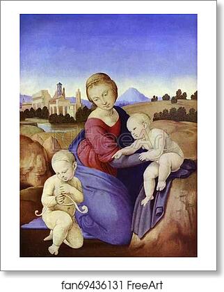 Free art print of Madonna Estergazi by Raphael