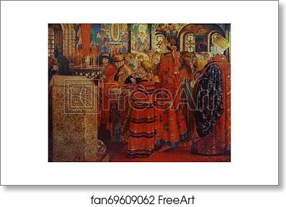 Free art print of Russian Women of the XVII century in Church by Andrey Ryabushkin Free art print of Russian Women of the XVII century in Church by Andrey Ryabushkin