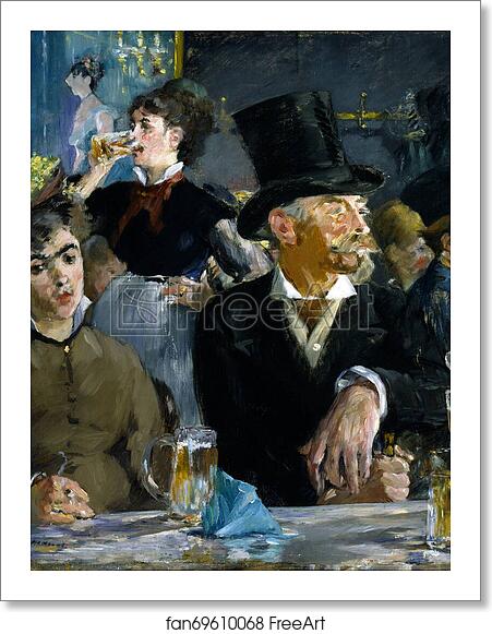 Free art print of At the Café by Édouard Manet Free art print of At the Café by Édouard Manet