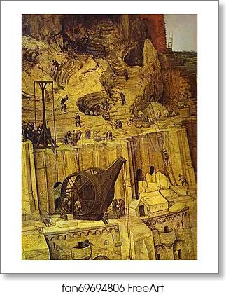 Free art print of The Tower of Babel. Detail by Pieter Bruegel The Elder Free art print of The Tower of Babel. Detail by Pieter Bruegel The Elder