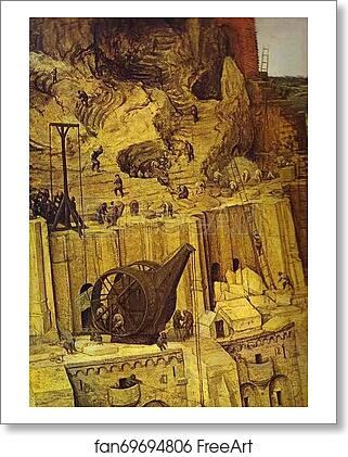 Free art print of The Tower of Babel. Detail by Pieter Bruegel The Elder Free art print of The Tower of Babel. Detail by Pieter Bruegel The Elder