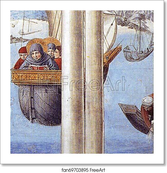 Free art print of Death of St. Monica. Detail by Benozzo Gozzoli Free art print of Death of St. Monica. Detail by Benozzo Gozzoli