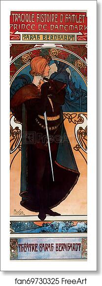 Free art print of Hamlet by Alphonse Mucha Free art print of Hamlet by Alphonse Mucha