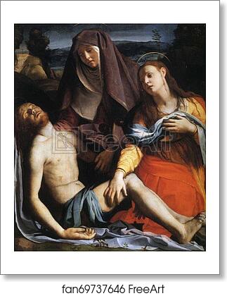Free art print of Pieta with Mary Magdalene by Agnolo Bronzino