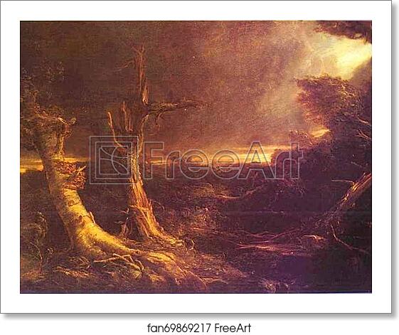Free art print of The Tornado by Thomas Cole Free art print of The Tornado by Thomas Cole