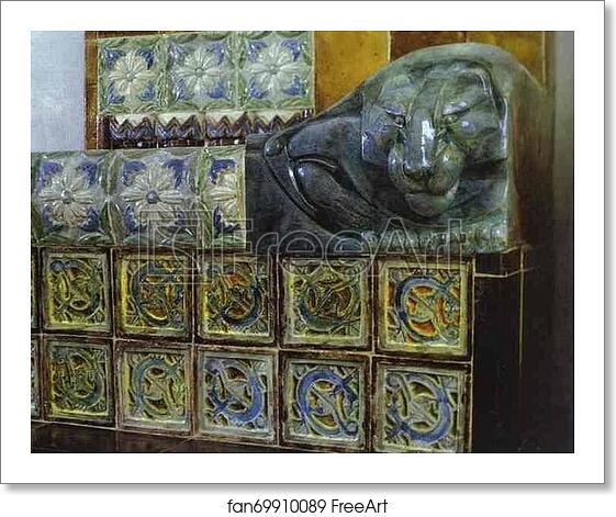 Free art print of Tile Stove. Detail by Mikhail Vrubel Free art print of Tile Stove. Detail by Mikhail Vrubel