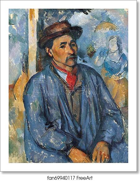 Free art print of Man in a Blue Smock by Paul Cézanne Free art print of Man in a Blue Smock by Paul Cézanne