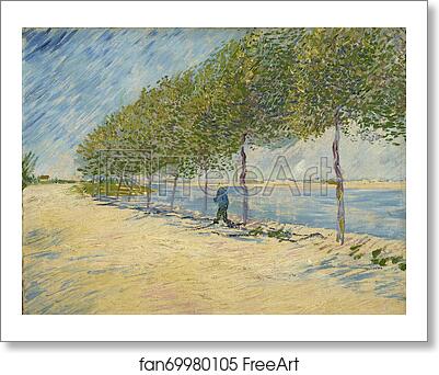 Free art print of Along the Seine by Vincent Van Gogh Free art print of Along the Seine by Vincent Van Gogh