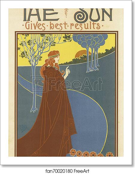 Free art print of Le journal "The Sun", publié à New-York. by Louis Rhead Free art print of Le journal "The Sun", publié à New-York. by Louis Rhead