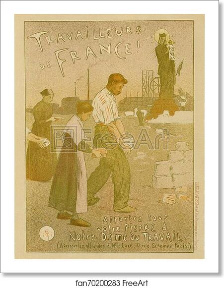 Free art print of Notre-Dame du Travail by Étienne Moreau-Nélaton Free art print of Notre-Dame du Travail by Étienne Moreau-Nélaton