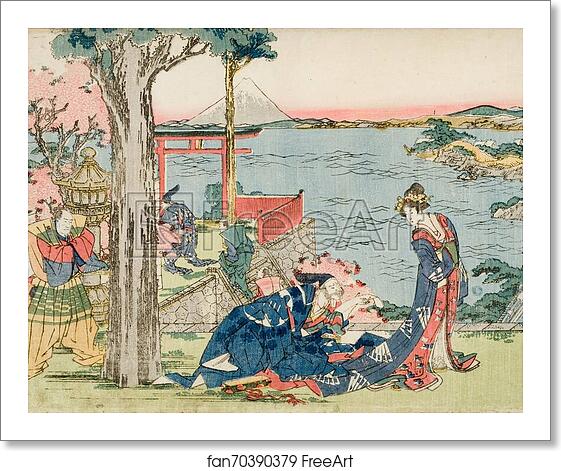 Free art print of Woodcut by Katsushika Hokusai Free art print of Woodcut by Katsushika Hokusai