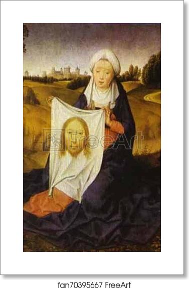 Free art print of St. Veronica by Hans Memling Free art print of St. Veronica by Hans Memling