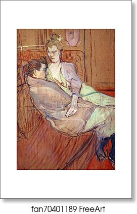 Free art print of The Two Friends by Henri De Toulouse-Lautrec