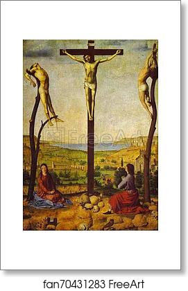 Free art print of Crucifixion by Antonello Da Messina