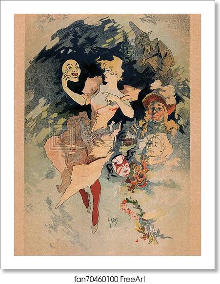 Free art print of La Comédie by Jules Chéret Free art print of La Comédie by Jules Chéret