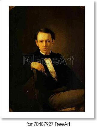 Free art print of Self-Portrait by Vasily Perov Free art print of Self-Portrait by Vasily Perov