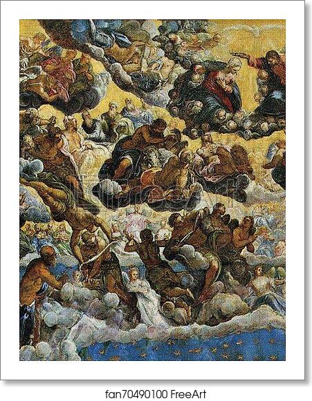 Free art print of Modello for Paradiso. Detail by Jacopo Robusti, Called Tintoretto Free art print of Modello for Paradiso. Detail by Jacopo Robusti, Called Tintoretto