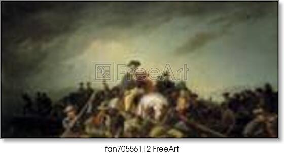 Free art print of Washington Crossing the Delaware by George Caleb Bingham