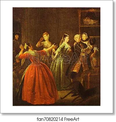 Free art print of The Theft of a Watch by William Hogarth
