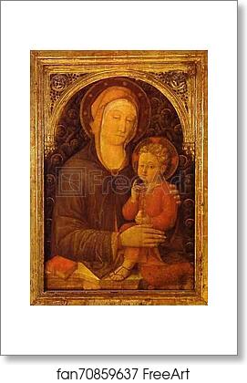 Free art print of Madonna of the Cherubim by Jacopo Bellini