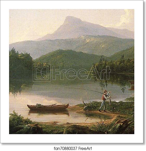Free art print of Home in the Woods. Detail by Thomas Cole Free art print of Home in the Woods. Detail by Thomas Cole