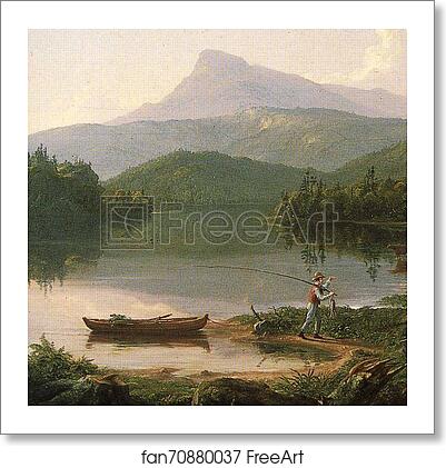 Free art print of Home in the Woods. Detail by Thomas Cole